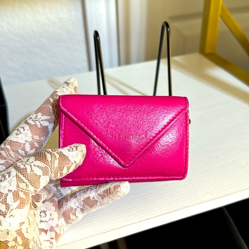 Authentic BALENCIAGA Everyday Mini leather Wallet - Picture 11 of 14